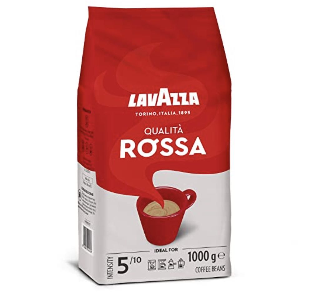 1kg Lavazza Qualita Rossa Kaffeebohnen für 9,89€ (statt 14€)