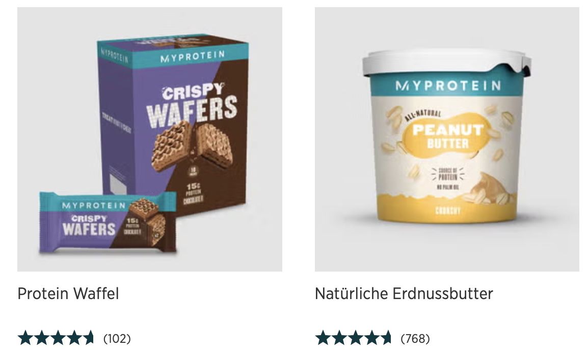 My Protein Black Week mit 45% auf fast alles