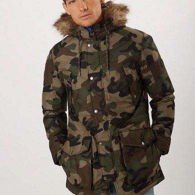 Jack & Jones Herren Parka Jorexplore in Dunkelgrün für 53,49€ (statt 73€)