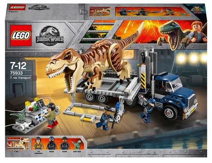 LEGO Jurassic World   75933 T Rex Transport 609 Teile Set für 54,99€ (statt 78€)