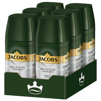 6x 100g JACOBS Kaffee Millicano (löslicher Kaffee) für 24,95€ (statt 31€)