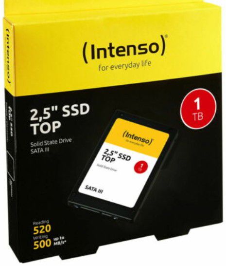 Intenso Top 3D Nand SSD mit 1TB für 47,90€ (statt 52€)