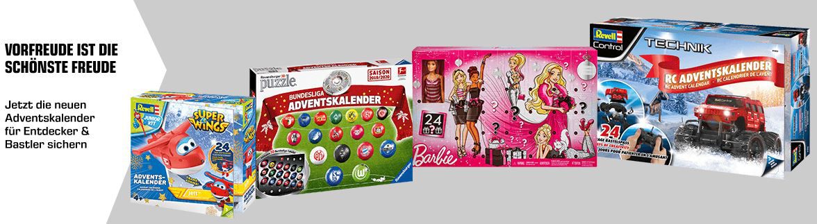 Media Markt & Saturn Adventskalender Aktion: z.B. REVELL RC Truck 2019 Adventskalender für 14,99€ (statt 23€)