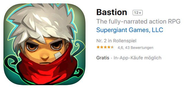iOS: Vollversion von Bastion kostenlos (statt ca. 5€)