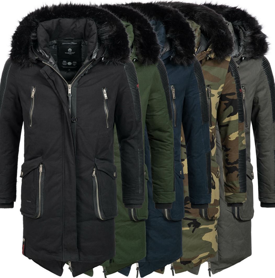 Marikoo Herren Winter Parka bis 3XL für 69,90€ (statt 126€)