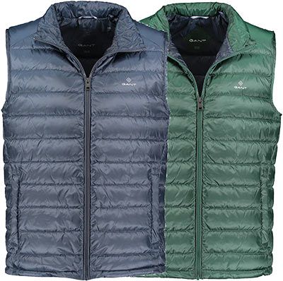 GANT Herren Steppweste Light Down in 2 Farben für je 134,99€ (statt 164€)