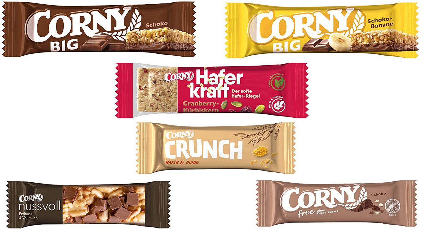 Corny Bestseller Box mit 75 Riegeln ab 29,84€