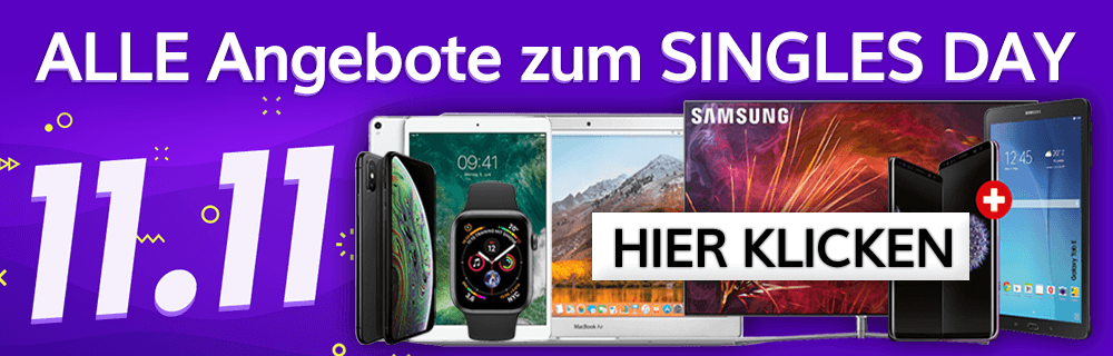 Am 11.11. ist Singles Day   Start zu den Black Weeks & Black Friday