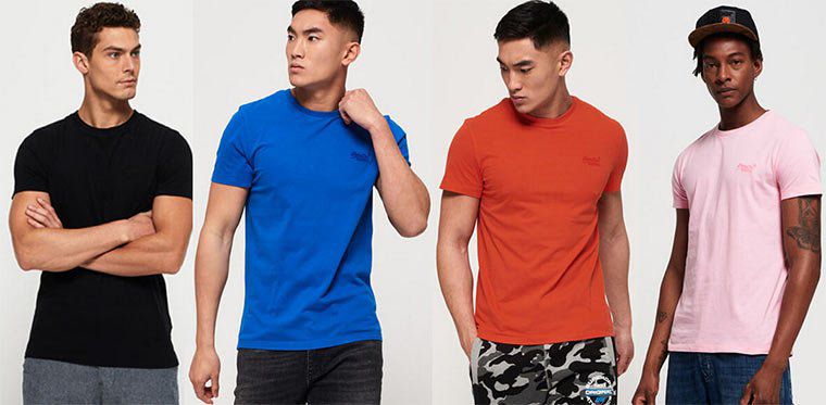 Super Dry Orange Label T Shirts in 4 Farben für je 9,99€