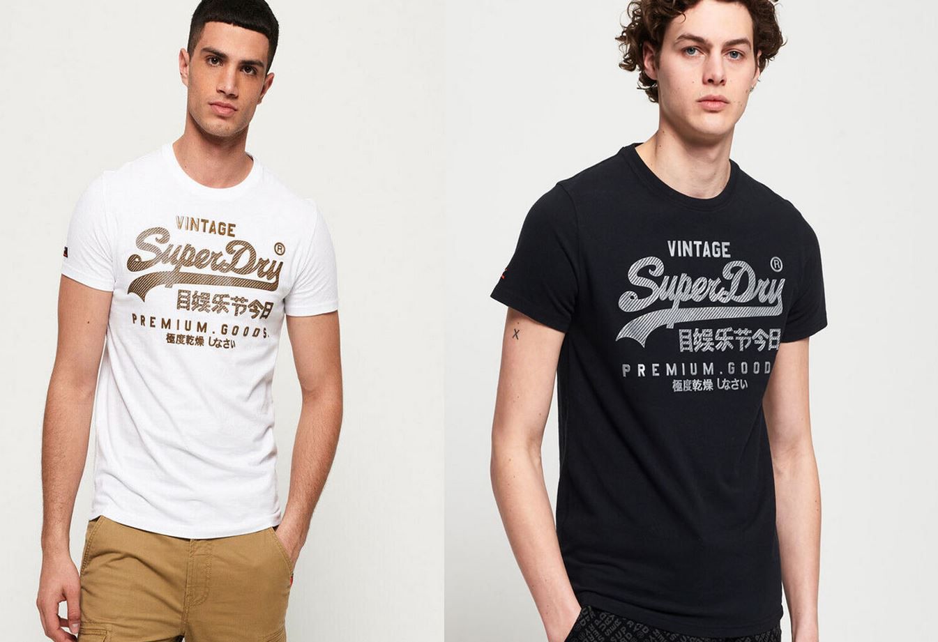 Superdry Vintage Logo Authentic Herren T Shirt bis 3XL für je 15,75€ (statt 23€)