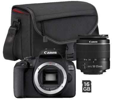 Media Markt Most Wanted   z.B. CANON EOS 2000D Spiegelreflexkamera Bundle ab 281,47€ (statt 325€)