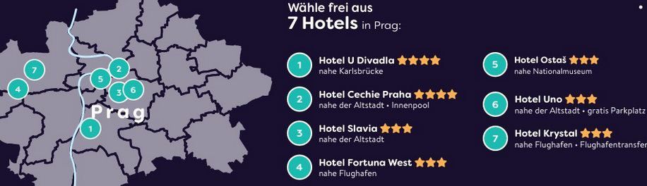 Gutschein: 2ÜN in Prag inkl. Frühstück & Schiffahrt für 39€ p.P.