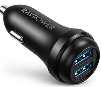 RAVPower RP VC018   USB Kfz Ladegerät mit 2x QC 3.0 Ports für 5,99€ (statt 10€)   Prime