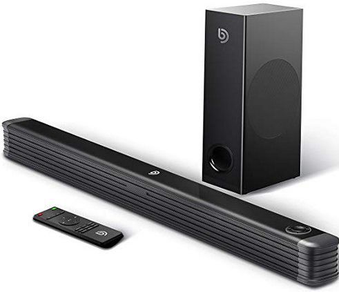 BOMAKER Njord I   2.1 150W Soundbar mit Wireless Subwoofer für 84,49€ (statt 130€)