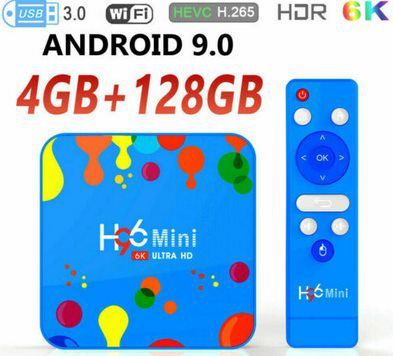 H96 Mini 6k TV Box mit Android 9.0 & 128GB ROM für 44,59€   aus DE