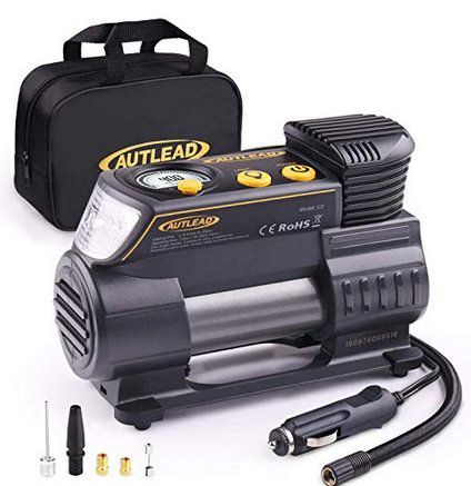 AUTLEAD C2 Luftkompressor (12V DC) mit LED Lampe für 23,99€ (statt 40€)