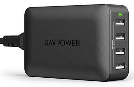 RAVPower RP PC023   4 Port USB Netzteil mit 40 W für 11,99€ (statt 17€)