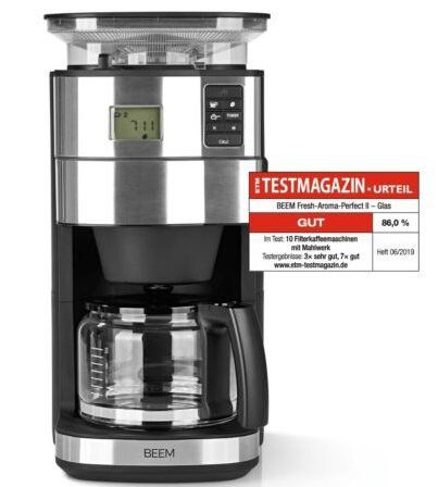 BEEM Fresh Aroma Perfect II Kaffeemaschine mit Mahlwerk für 62,99€ (statt neu 124€)   generalüberholt