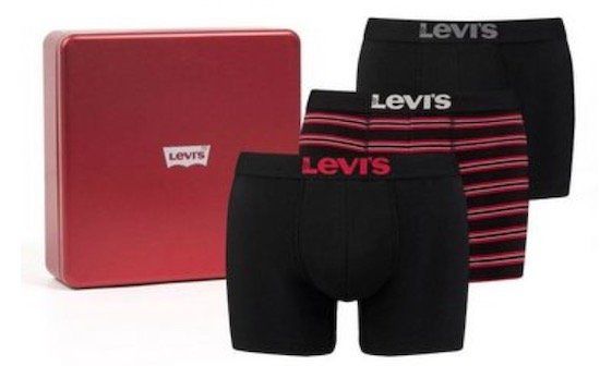 3er Pack Levis Boxer in Geschenkbox für 17,99€ (statt 28€)   S, M, L