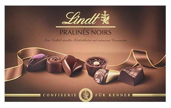 2er Pack Lindt Pralinés Noirs (je 200 g) für 10€ (statt 16€)   Prime