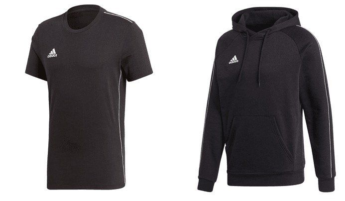 adidas Freizeitset Core Set (Hoody, Jogginghose, Shirt, Mütze) für 54,95€ (statt 63€)