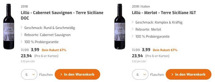 Weinvorteil: 20,20€ Rabatt ab nur 50€ 🍷 auch auf Sale