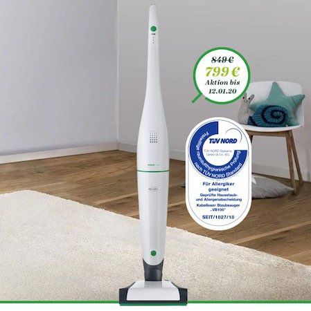 Vorwerk Kobold VB100 Akku Staubsauger für 799€ (statt 849€)