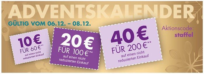 Galeria: Mit Advents Gutschein bis zu 20% sparen   z.B. Winterjacken von Wellensteyn