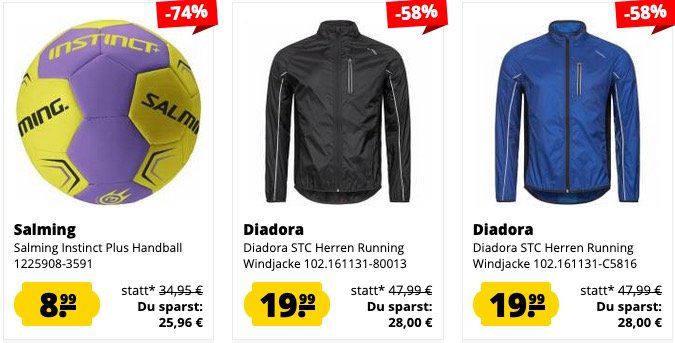 🔥SportSpar: 20% Rabatt auf ALLES (MBW 65€)   z.B. Fleece Sweatshirt für 9,59€