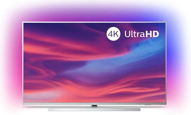 Philips 55PUS7334   55 Zoll UHD Fernseher mit 3 seitigem Ambilight für 619€ (statt 738€)