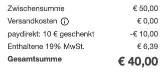 50€ PSN Guthaben für 40€ mit PayDirekt + Abholung
