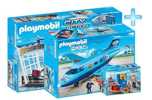 Playmobil Bundle City Flughafen für 43,94€ (statt 78€)