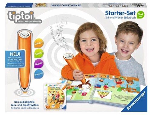 Ravensburger tiptoi Starter Set: Stift und Wörter Bilderbuch für 27,27€ (statt 38€)