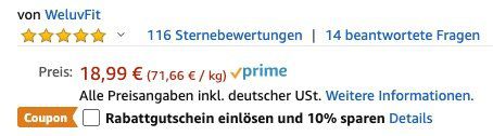 WeluvFit Sport Trinkflasche 700ml auslaufsicher und BPA Frei mit Pop up Düse für 11,39€ (statt 19€)