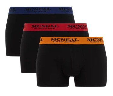 3er Pack MCNEAL Trunks Boxershorts für 11,99€   M, L, XL