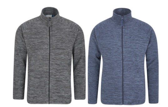 Mountain Warehouse Snowdon Herren Fleece mit durchgehendem Reißverschluss für 17,59€ (statt 21€)