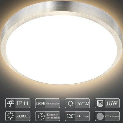 30% Rabatt auf HENGDA LED Deckenleuchten   z.B. 15W für 13,99€ (statt 20€)