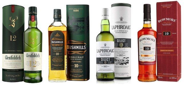 Whisky Deals bei Amazon   z.B. Glenfiddich 12 Jahre für 22,99€ oder Bushmills 10 Jahre für 23,99€