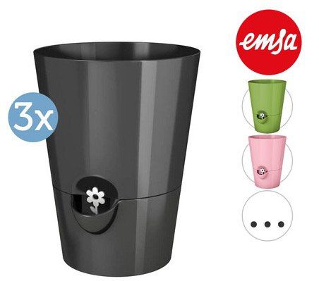 3er Set Emsa Kräutertöpfe mit automatischer Bewässerung für 23,90€ (statt bis zu 31€)