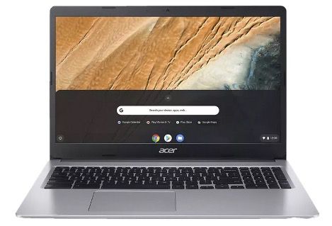 ACER Chromebook 15 (CB315 3HT C47Q) Chromebook mit 15,6, Celeron, 4GB RAM, 64GB eMMC für 319€ (statt 379€)