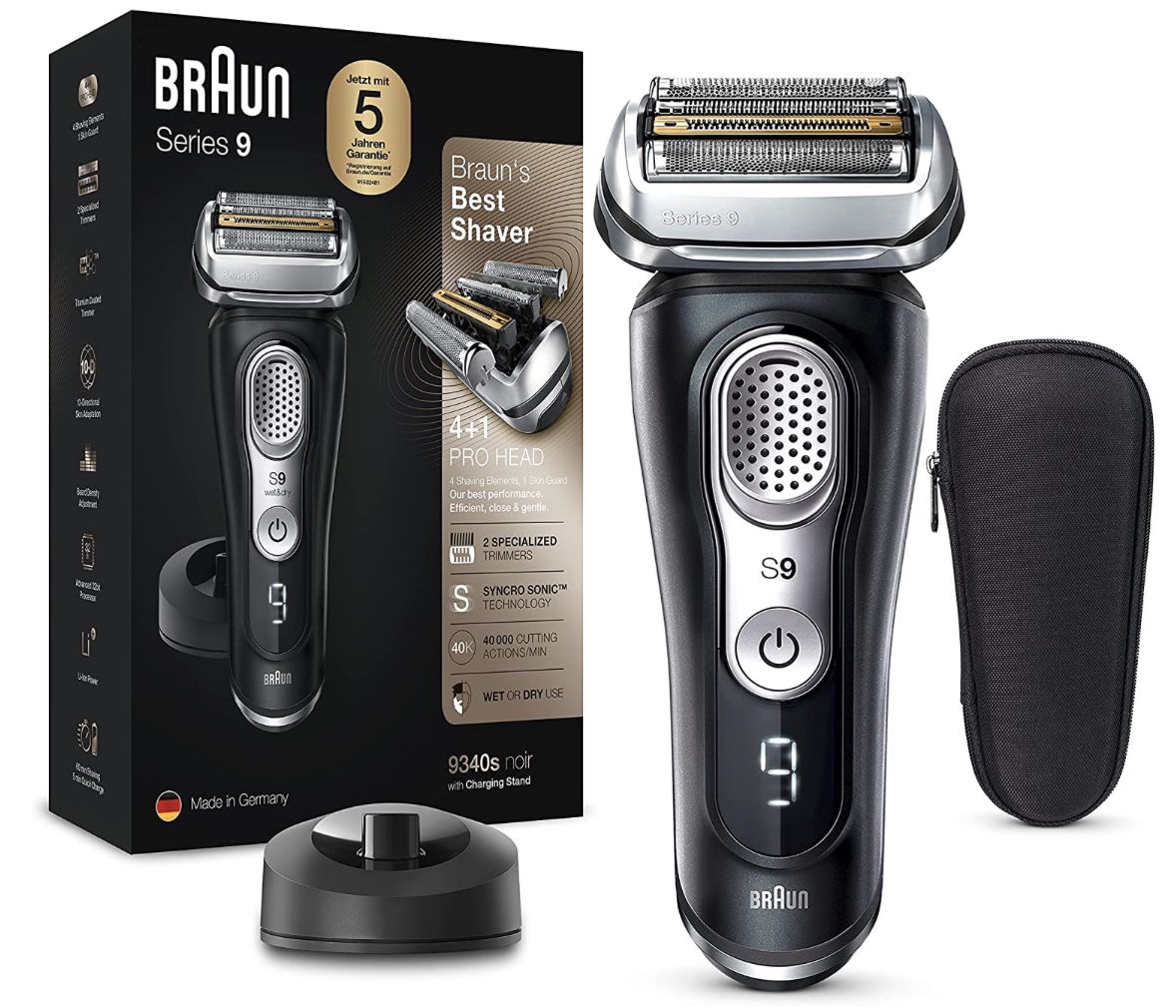 Braun 9340S Elektrorasierer inkl. Reiseetui für 165,90€ (statt 190€)