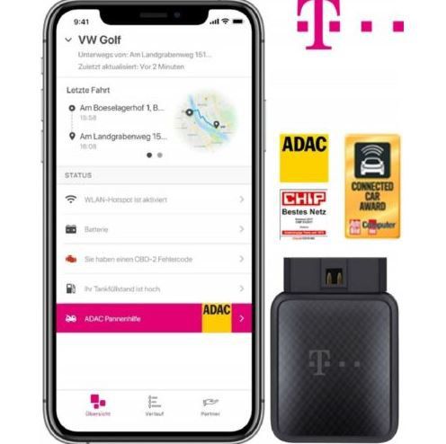 Telekom CarConnect OBD2 Adapter + 12 Monate LTE (je 5GB) Hotspot für 79,95€ (statt 85€)