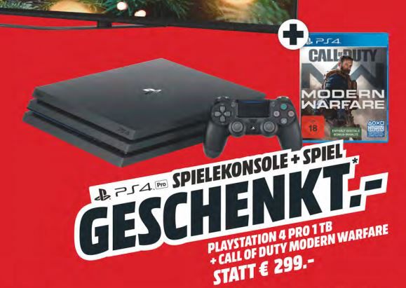 Sony KD 65AG8   65 Zoll OLED TV + PS4 Pro 1TB + Call of Duty: Modern Warfare für 1.999€ (statt 2.219€)