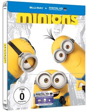 Minions (Steelbook Edition) als Blu ray für 5€ (statt 9€)