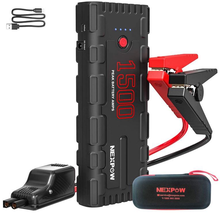 NEXPOW G17   12V Starthilfe 1500A für 50,33€ (statt 71€)