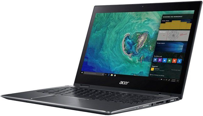 ACER Spin 5 (SP513 52N 862L) Convertible mit 13.3, i7, 8GB RAM, 256GB SSD für 749€ (statt 999€)