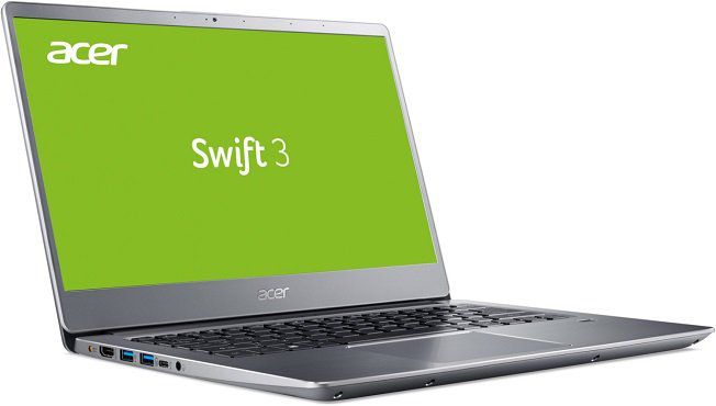 ACER Swift 3 (SF314 56G 75SV), Notebook mit i7, 8GB RAM, 256GB SSD für 829€ (statt 904€)