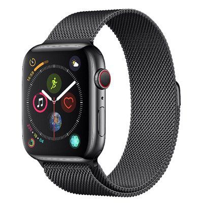 Apple Watch Series 4 GPS + Cellular 44mm mit Edelstahl und Milanaise für 579€ (statt 615€)