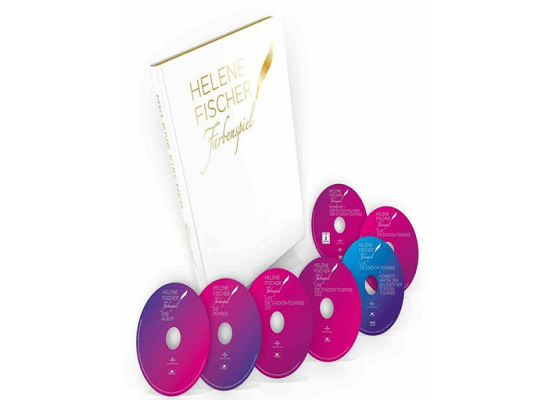 Helene Fischer   Farbenspiel   limitierter Bildband (4 CDs, 2 DVDs, Blu Ray) + Kinogutschein ab 25€ (statt 49€)