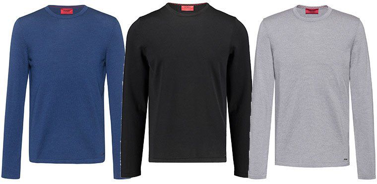 HUGO BOSS Herren Pullover San Paolo in vielen Farben für je 71,41€ (statt 92€)